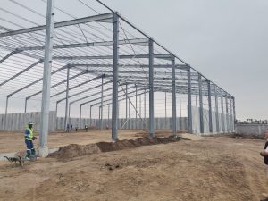Construction of Steel Shade For Mozambique Fertilizer