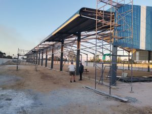 Mazambique Fertilizer Steel Shade construction